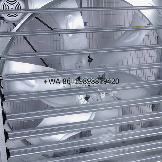 Extractor de aire industrial push-pull con volumen de aire, ganado de acero inoxidable de 1380mm, grande