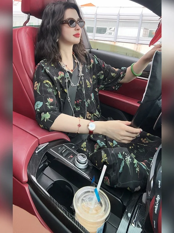 

Новая женская летняя платье-миди Linda Sister High-End Line Faionable Leisure Sle AS5LYH439 А-силуэта с V-образным вырезом и коротким рукавом