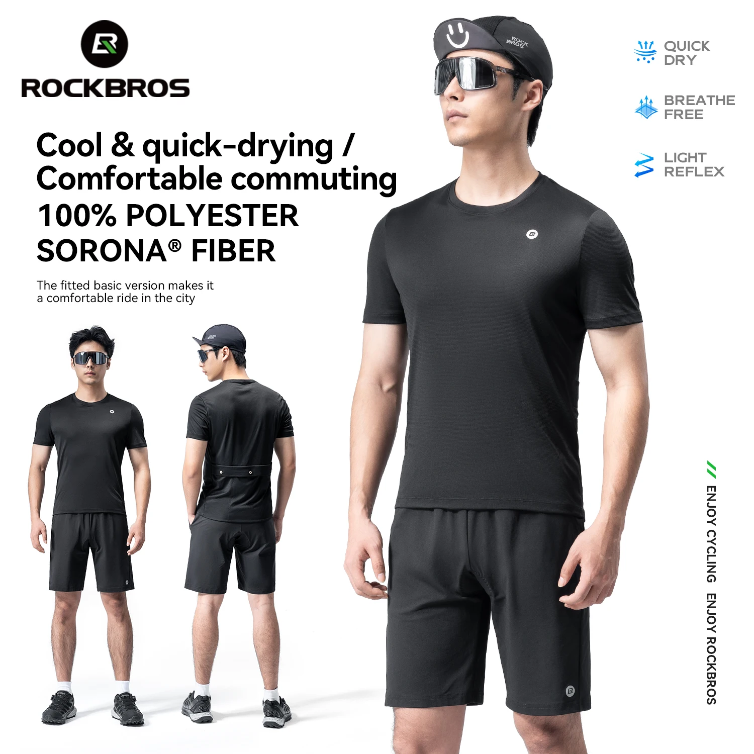 ROCKBROS الدراجات السراويل للصدمات دراجة Underpant MTB الطريق دراجة ركوب قصيرة ركوب الدراجة الرجال الصيف السراويل الرياضية غير رسمية