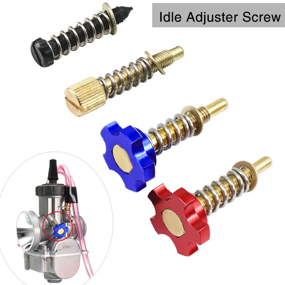 New Carburetor Air Fuel Mixture Idle Speed Adjuster Screw Kit for PWK Carb Motorcycle Modification Accessories