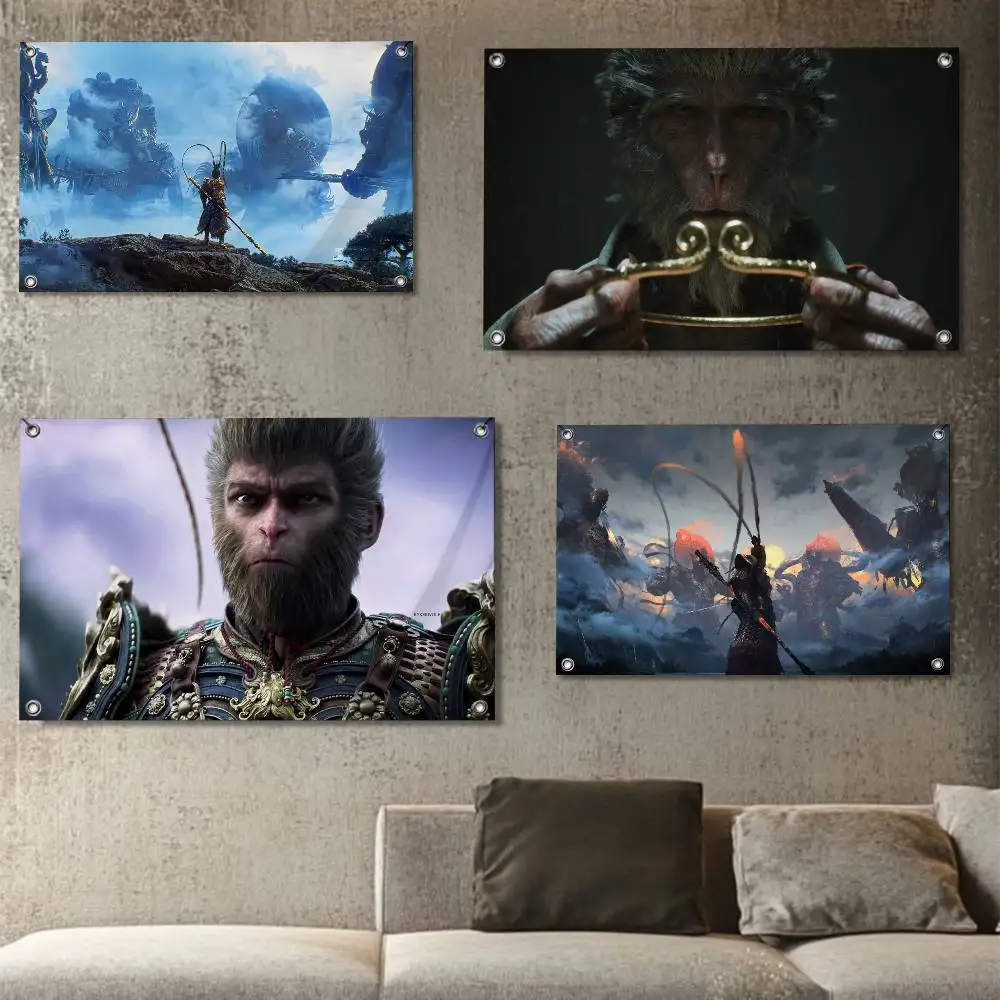 

Wu-Kong Blacks M-Myths Game Flags for party living room camping bedroom carnival booth interior decorations