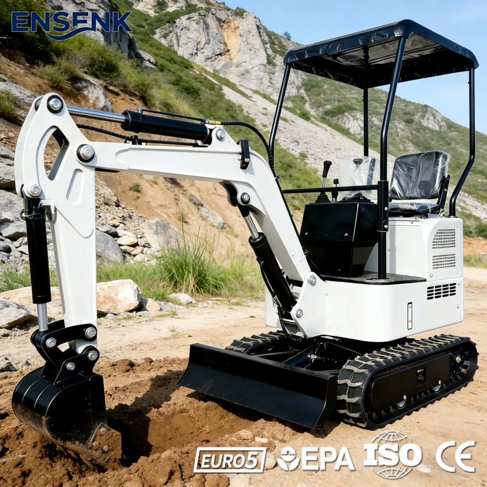 

Yanmar Powered Mini Excavator 1.2Ton With Pelleteuse 2.5t For Construction Agricultural Farm Digger Bagger With Attachments