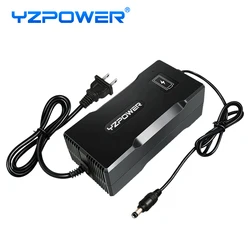 YZPOWER 63V 2A lithium battery charger for 15S 55.5V lithium battery pack Smart fast charger Input 110-240V DC charger with fan