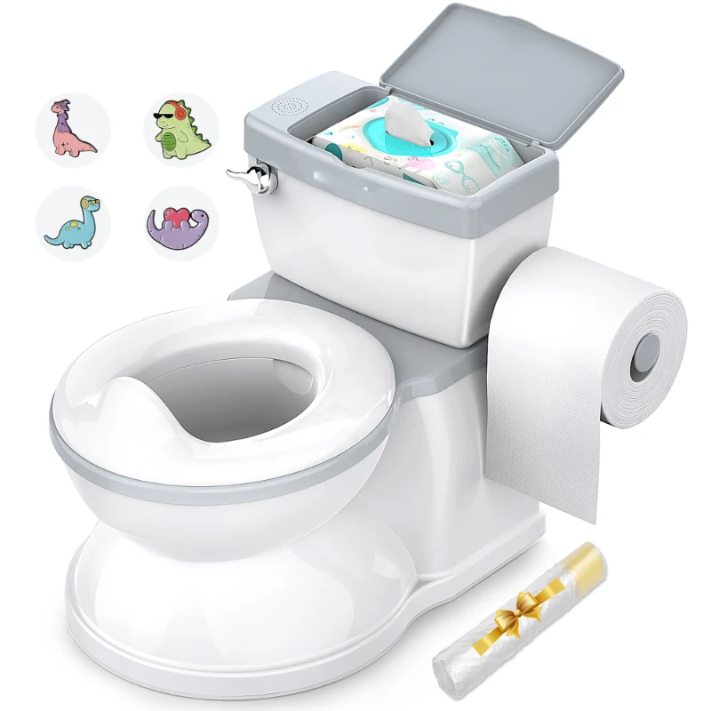 Eco-friendly children's training toilet plastic potty seat Realistic Potty  Looks and Feels Like an Adult