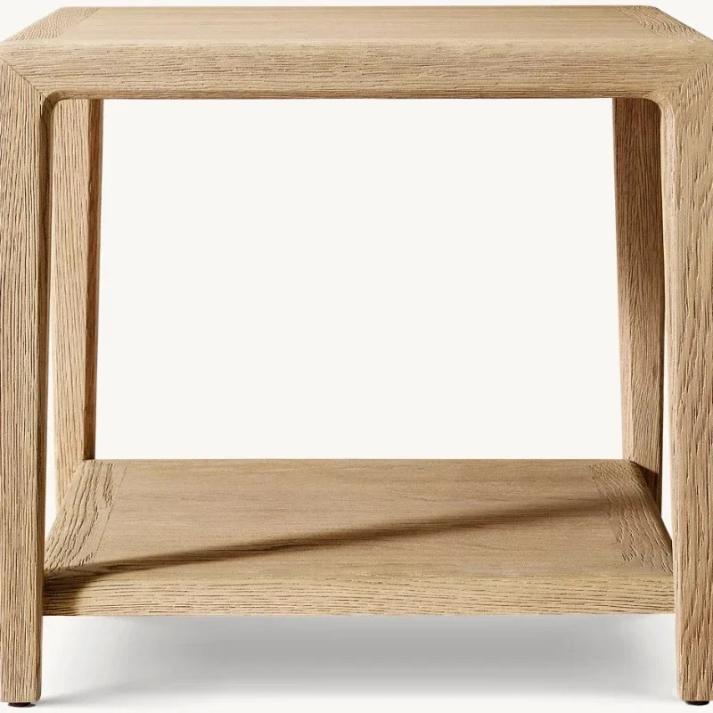 

American solid wood coffee table simple rural coffee table TV cabinet coffee table combination small apartment living room
