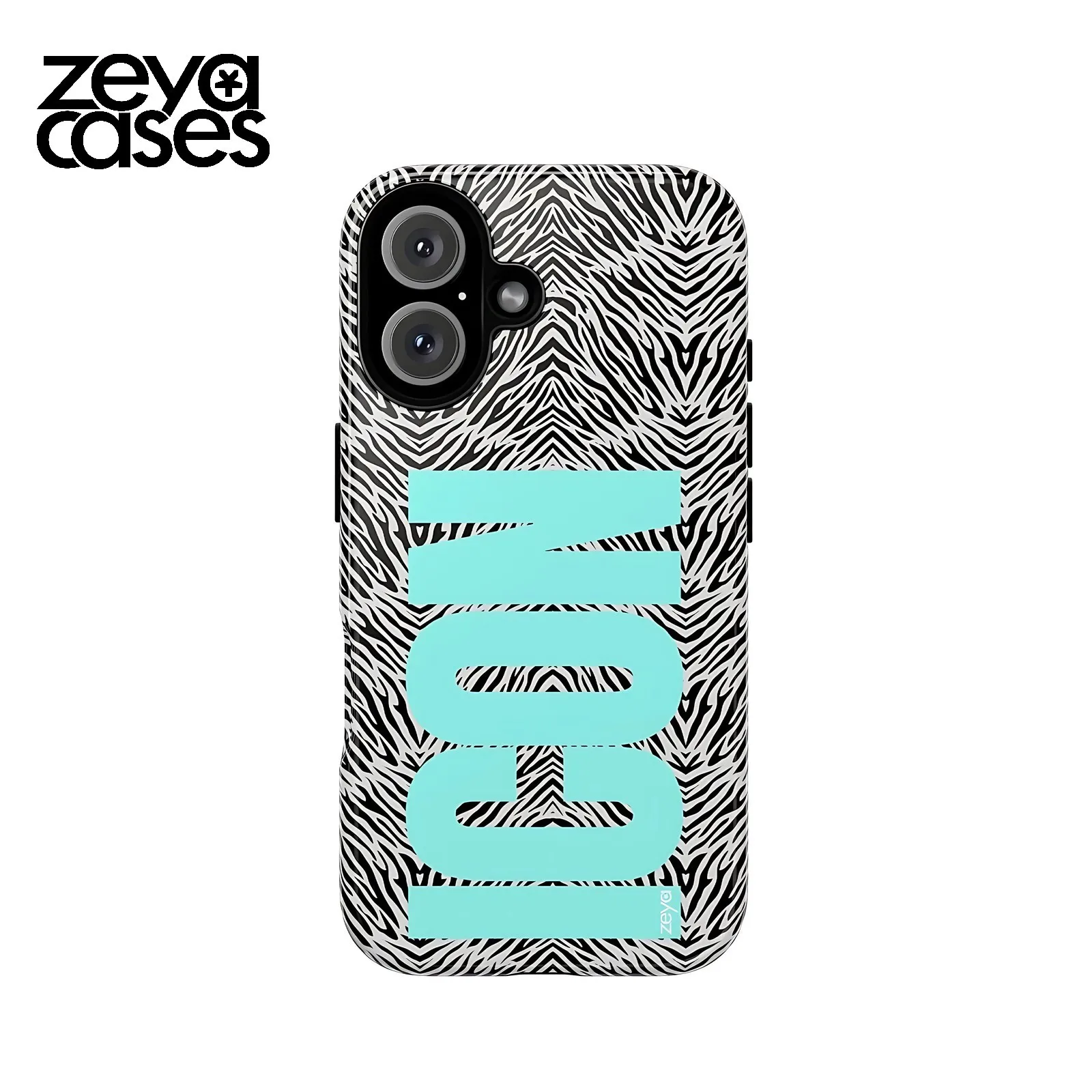 Zebra Icon Zeya Phone Case for Samsung Galaxy S20 S23 S24 S25 S26 FE Plus Ultra Edge 4G 5G Luxury Double-layer Back Cover