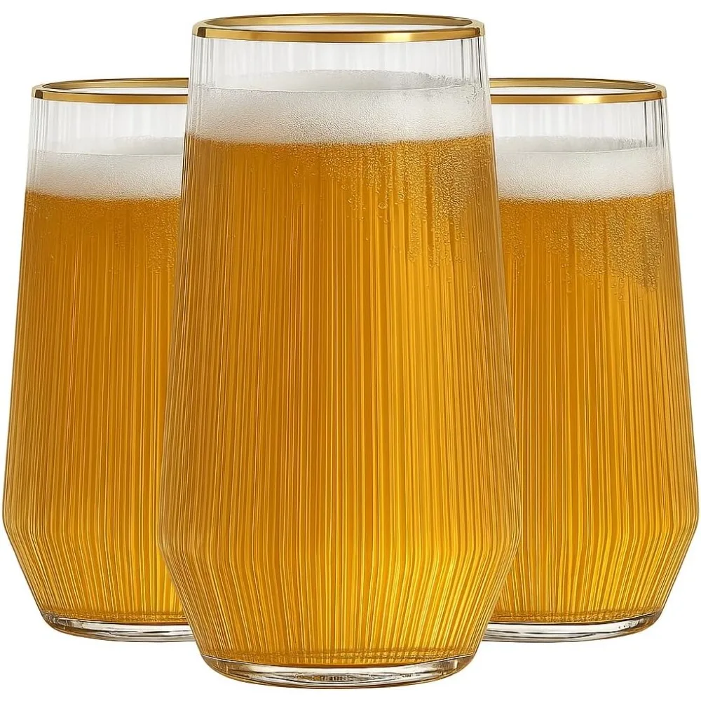 

48 упаковок ребристых рябчатых очков для тостов без ножек, прочные оригами, 9 унций, без BPA, одноразовые пластиковые флейты для шампанского для свадьбы,