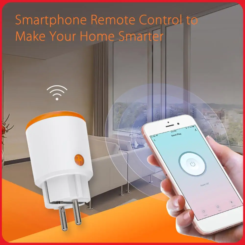 EU Smart Socket 16A Zigbee 3.0 Smart Plug Socket Outlet with Power Monitoring App Control Work with Alexa Google Assistant