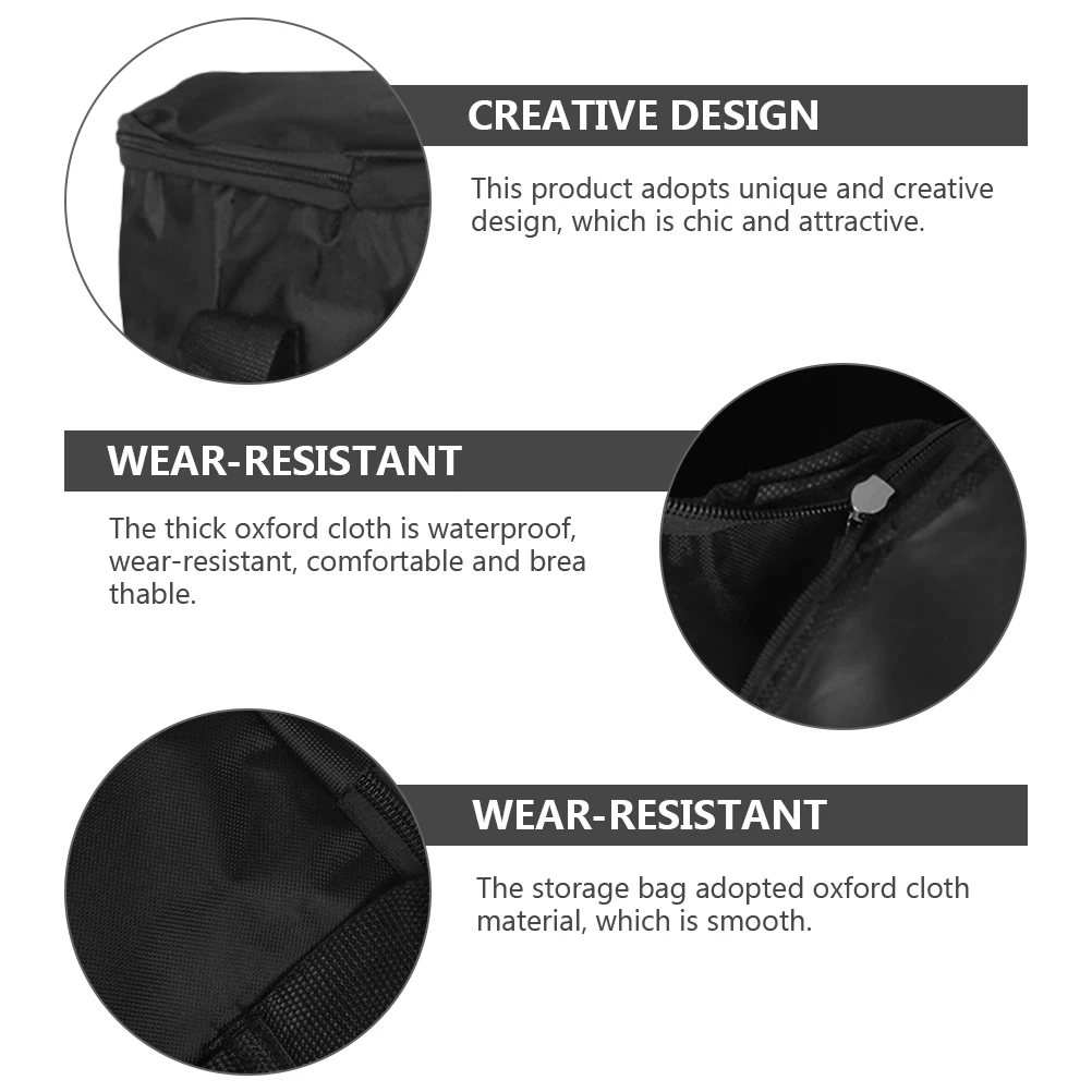 

Drum Storage Bags African Kit Waterproof Backpack Musical Instrument Portable Black Sfrican Design