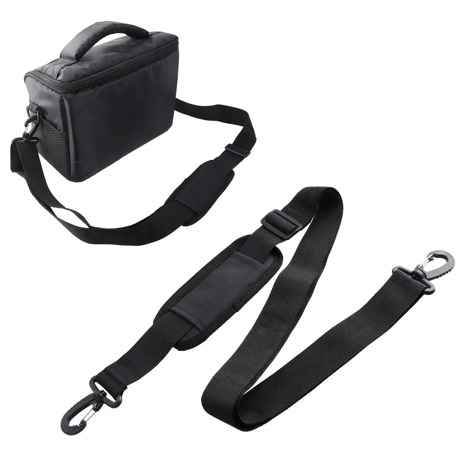 

Съемный сменный плечевой ремень, черный плечевой ремень, нескользящий для рюкзака, сумки на плечо, аксессуары для сумок