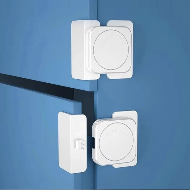 1-6Pcs Child Safety Home Refrigerator Lock Baby Anti Open Fridge Freezer Door Locks Multifunctional Cabinet Buckle Toddler