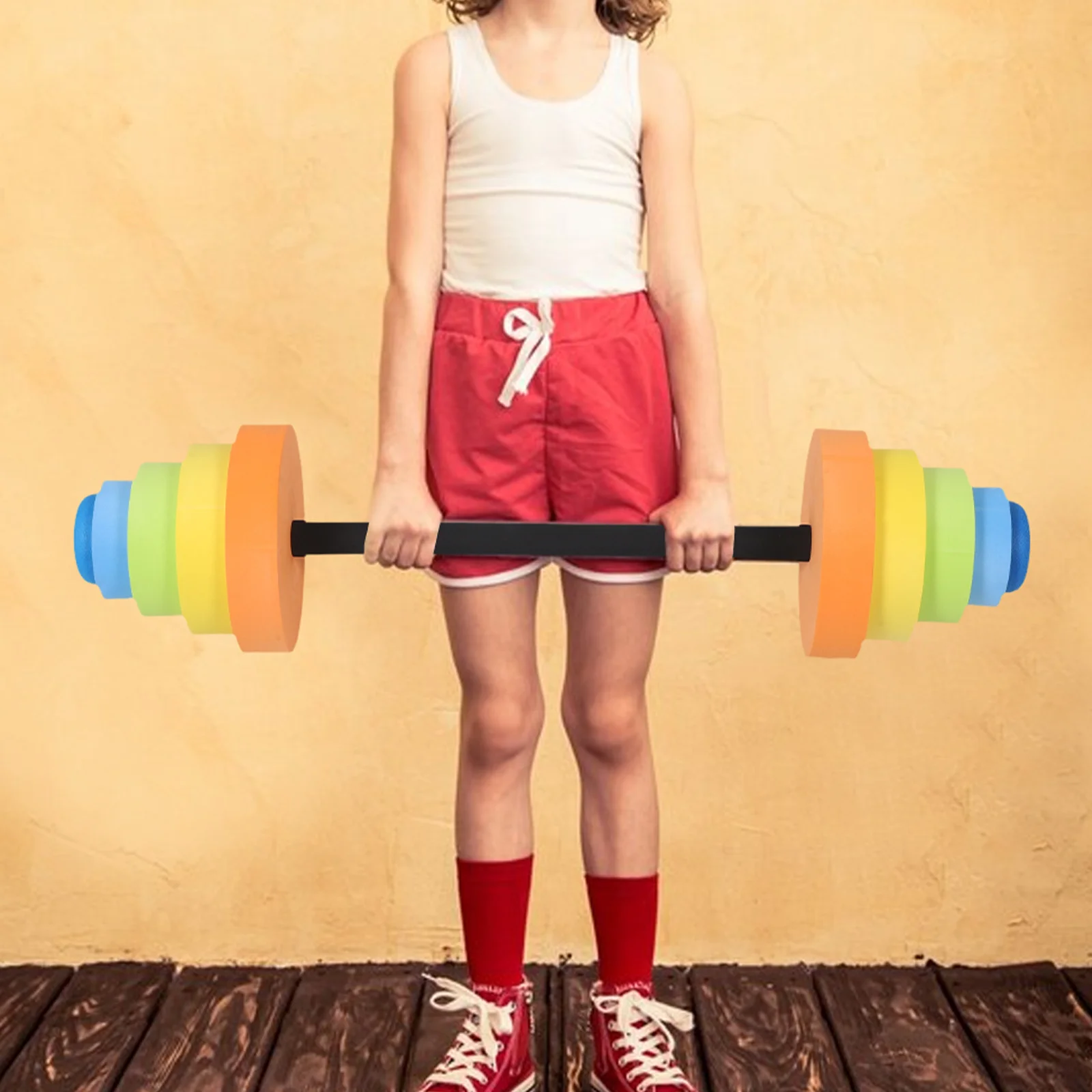 Wasserhanteln-Set für Kinder, Eva, leicht, schwimmend, verstellbare Schwimmgewichte für Poolübungen, Krafttraining, Wasser