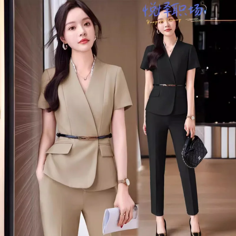 Business Temperament Goddess Temperament Workwear Women's Suit FashionolCommuter Host Business Formal Wear Work Clothes Business