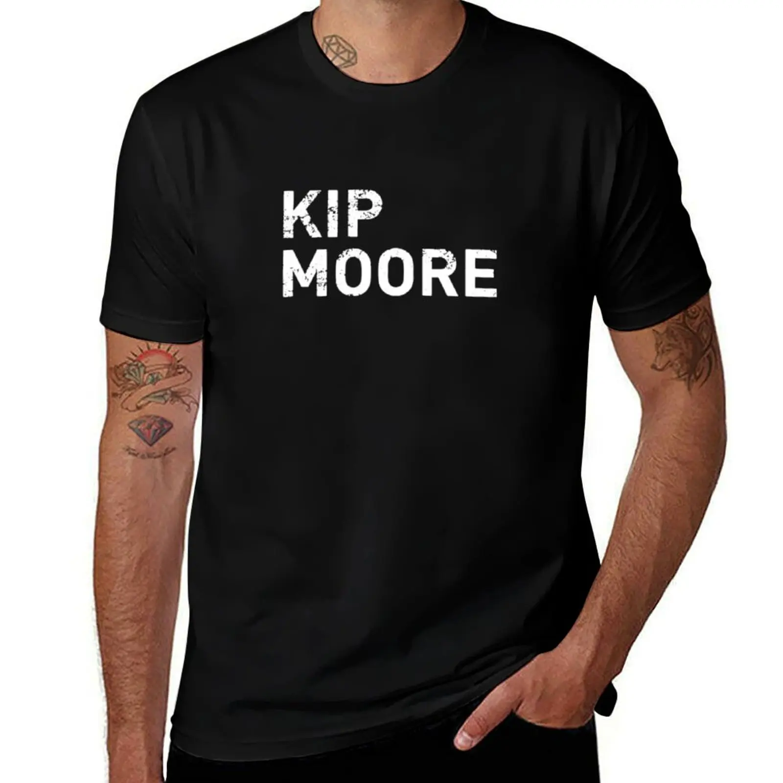 

Moore .kip. logo cover T-Shirt sublime plain cotton graphic tees men graphic t shirts