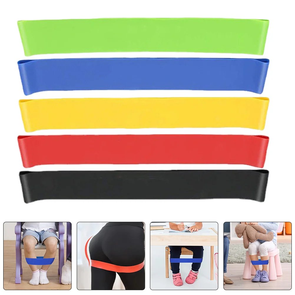 

5pcs Chair Legs Bands For Focus Support Fixed Design Multi-Color Desk Feet Band For Classroom Home Office Use Stretching