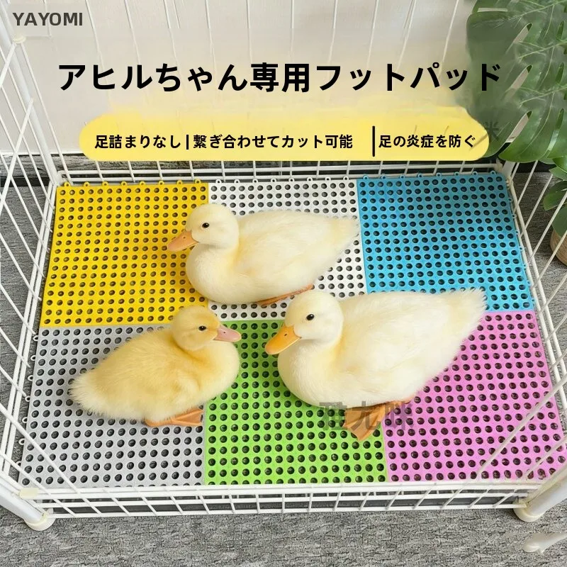 Almohadilla de Plástico Antideslizante y Antiinflamatoria para Patas de Pato, Cortable, para Patos Kelle y Patitos Pekin, Tapete para Patas de Mascotas, Universal para Todas las Estaciones