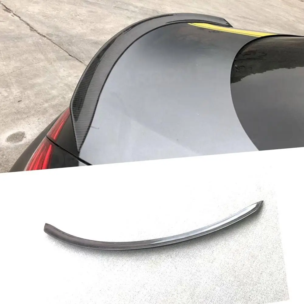 

Carbon Fiber Rear Trunk Spoiler Boot Wing Lip Bumper For Mercedes Benz C205 C200 C300 C180 Coupe 2 Door 2015 - 2018