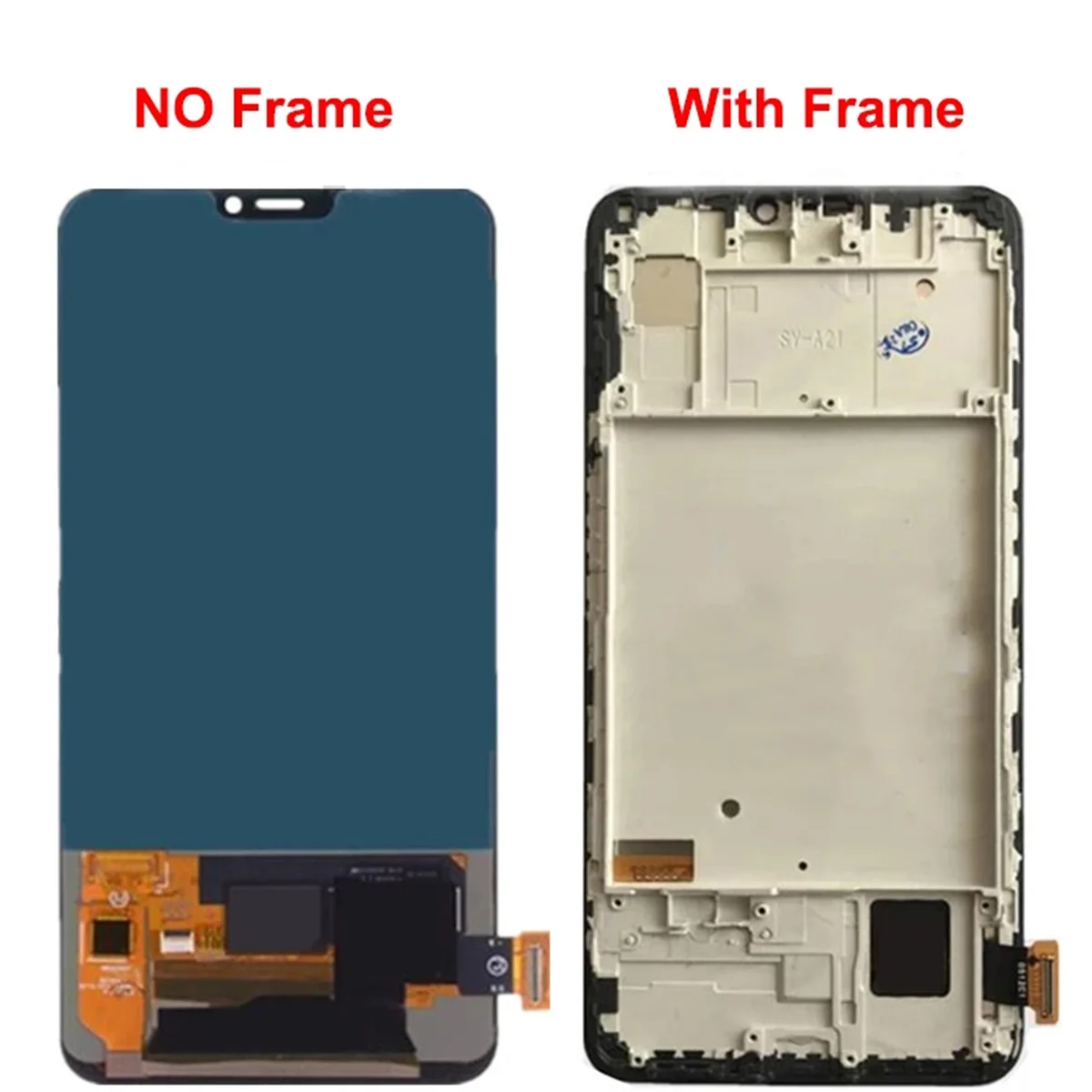 For VIVO X21 X21A X21 UD A 1725 LCD Display Touch Screen Digitizer Assembly Replacement Parts with Screwdriver Tempered Film