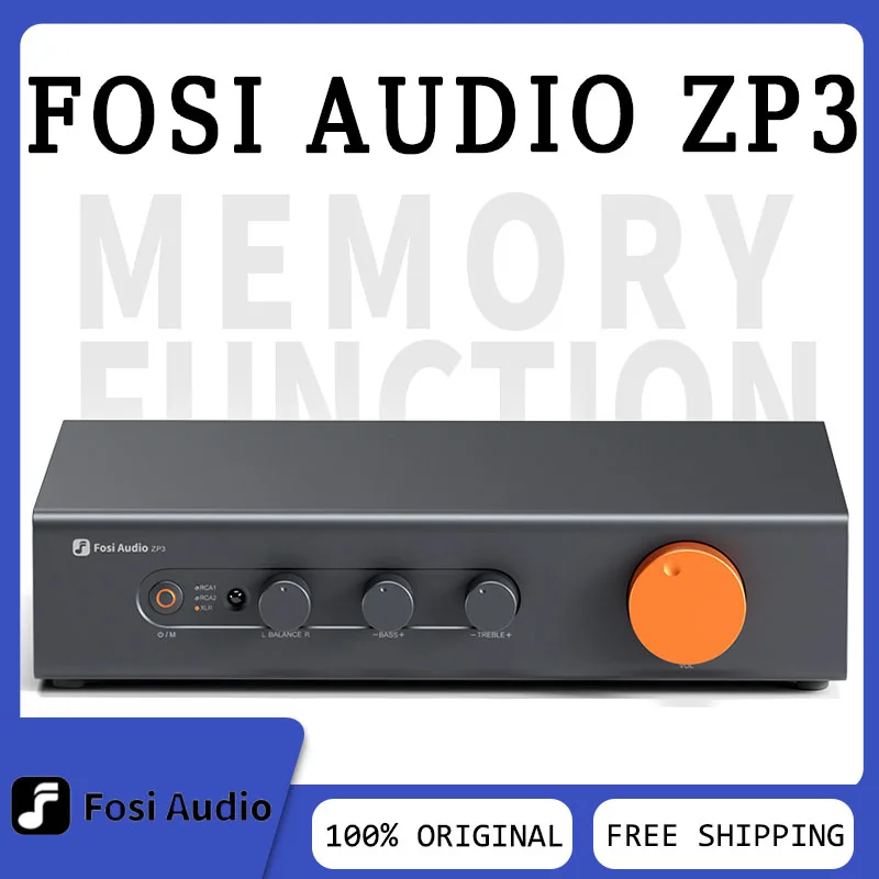 Fosi Audio ZP3 Preamplifier محور التحكم متعدد الاستخدامات نظام الصوت المنزلي HiFi Preamp مع HPF مرشح تمرير عالي التحكم في النغمة مخصص #1
