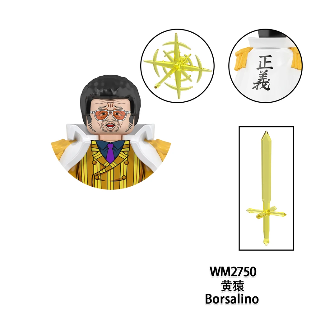 WM6187 WM6188 WM6189 WM6190 Cartoon Series Characters Building Blocks Anime Action Figure Accessories Model Bricks Toys For Kids