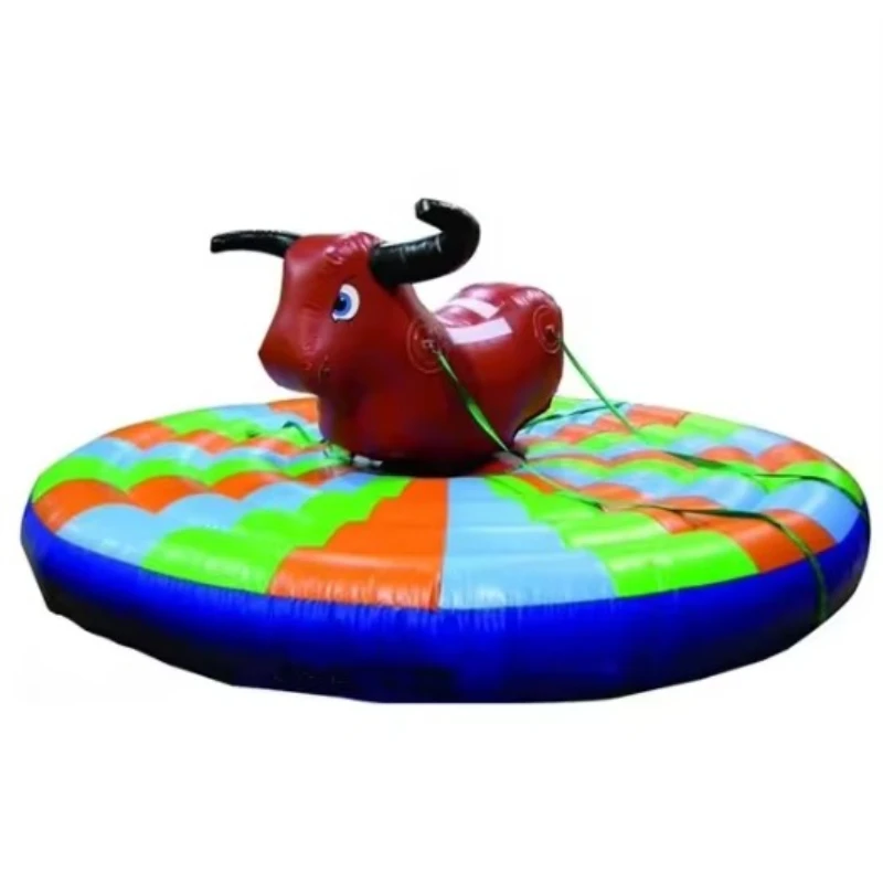 

New design pink and white unicorn outdoor inflatable game for children
