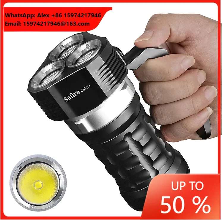 Underwater Flashlight - مصباح غوص LED فائق السطوع 10000LM
