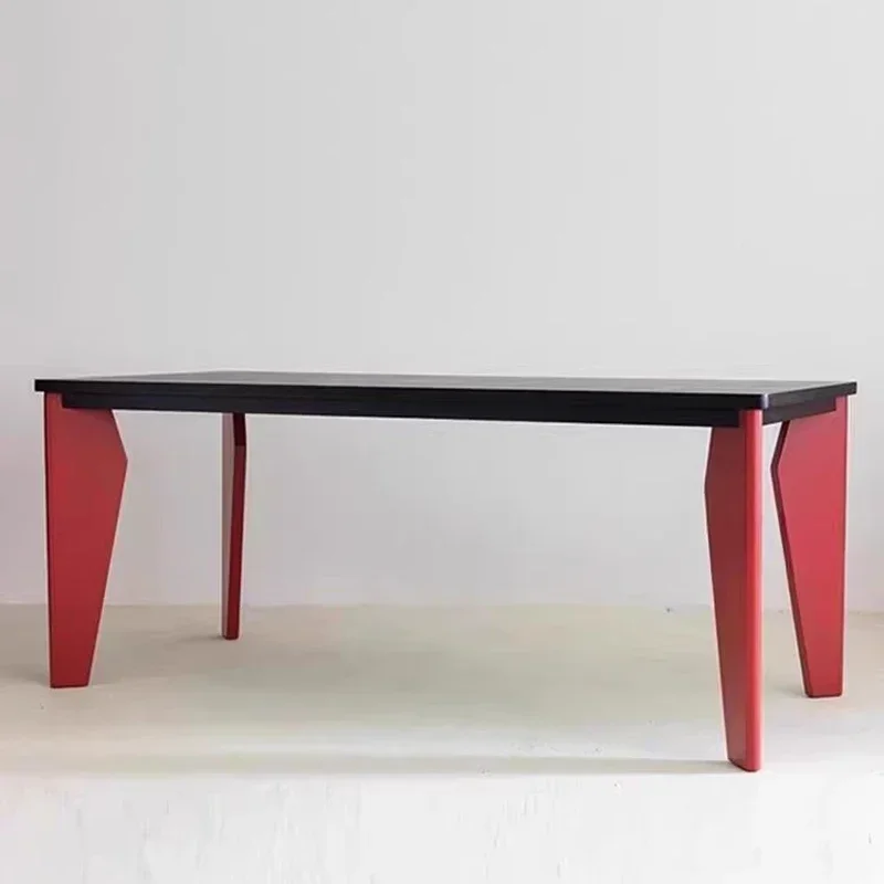 

Wooden Creative Office Desks Conference Long Minimalism Designers Office Desks Bedroom Office Furniture Bureau De Chambre FYOD