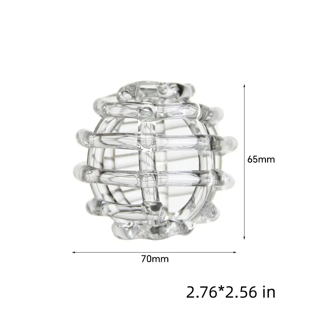 Transparent Glass Ball Vase Zen-Inspired Design Minimalist Hydroponic Flower Vase Unique Flower Vase Flower Arrangement