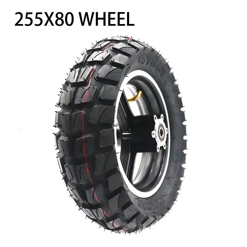 10 Inch Off Road City Road Wheels 10x3.0 Inner Outer Tire 255x80 Tyre 80/65-6 For Kugoo M4 Pro Zero 10X Electric Scooter Parts