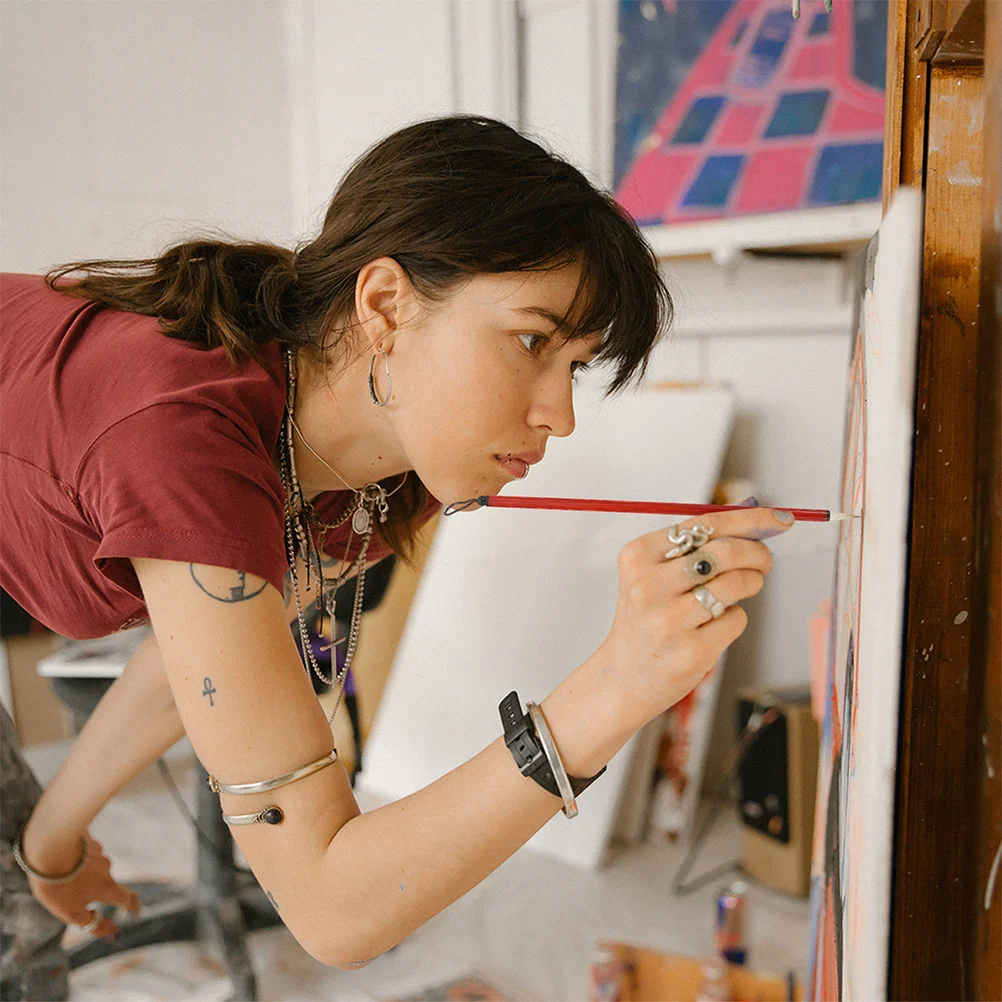 4Pcs Chinese Calligraphy Brushes Traditional Ink Brush Pens for Writing Painting Drawing Calligraphy Set Beginners