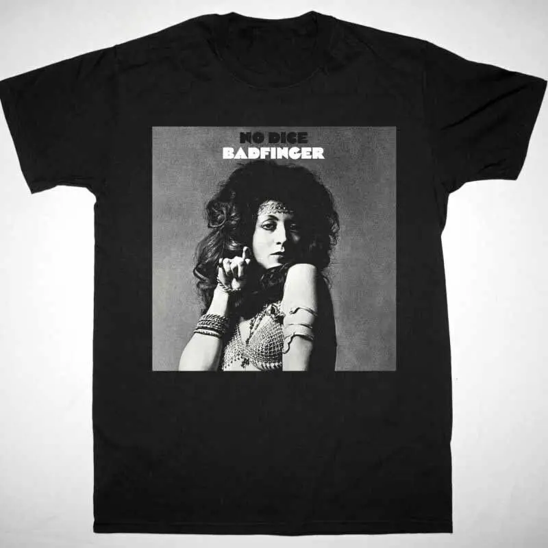 Badfinger Band No Dice Tee Shirt Retro nero Unisex S-2345xl Li813