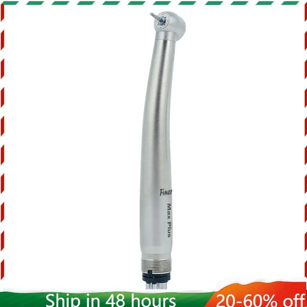 Dental High Speed Handpiece Push Button 2 Hole 4 Hole Air Turbine Tip with Light Ceramic Bearing Big Torque High Speed Piece