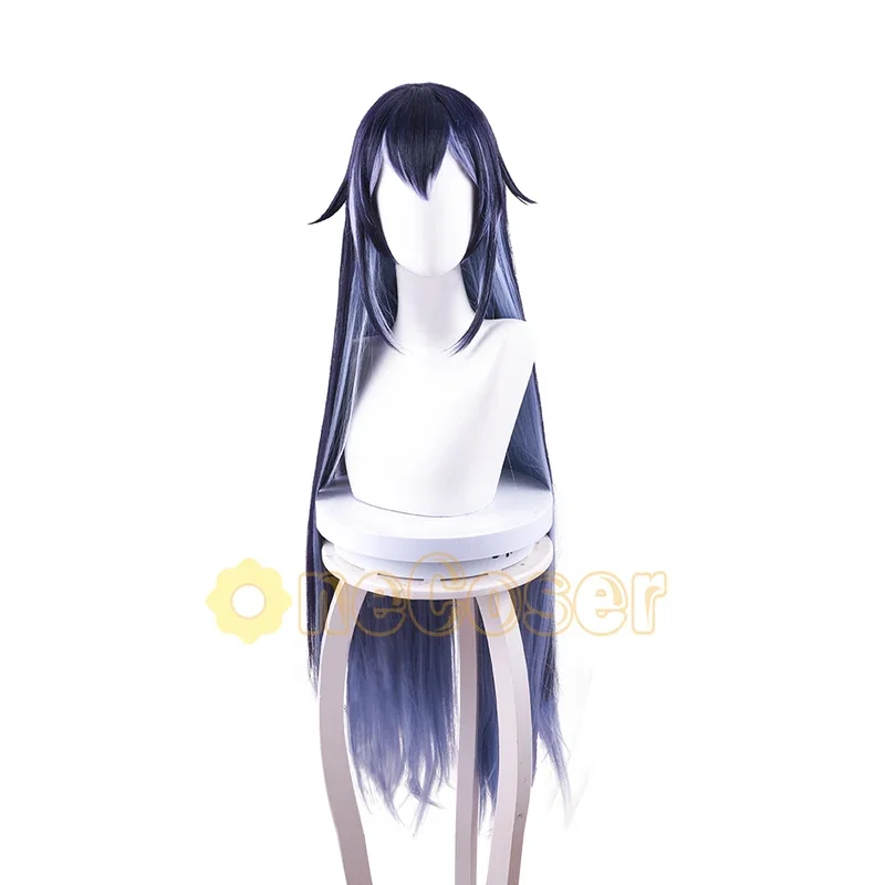 Seele Vollerei Cosplay Wig Honkai Star Rail Purple Long Hair Valkyrie Lawgiver of Life and Death Fiber Hair Free Wig Cap