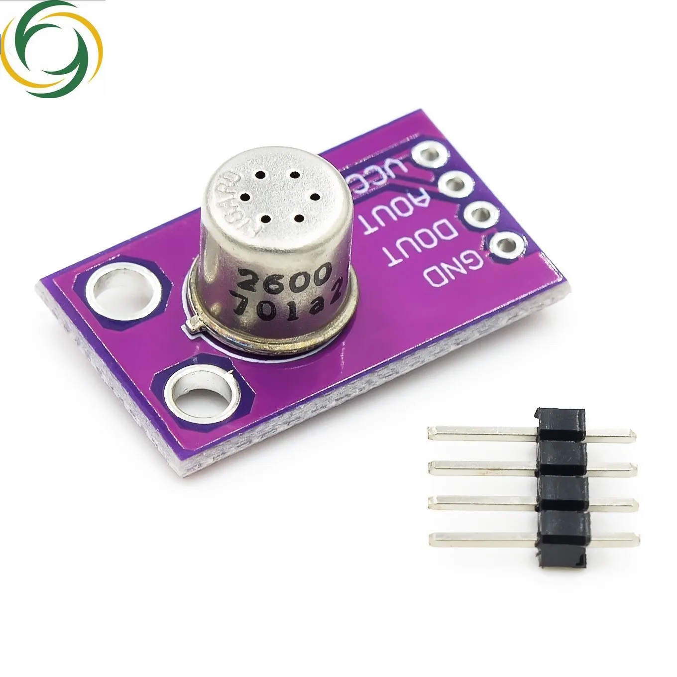 Álcool Módulo Qualidade do Ar, Lâmpada, Black, Smoke, Quality, TGS2600, TGS2602