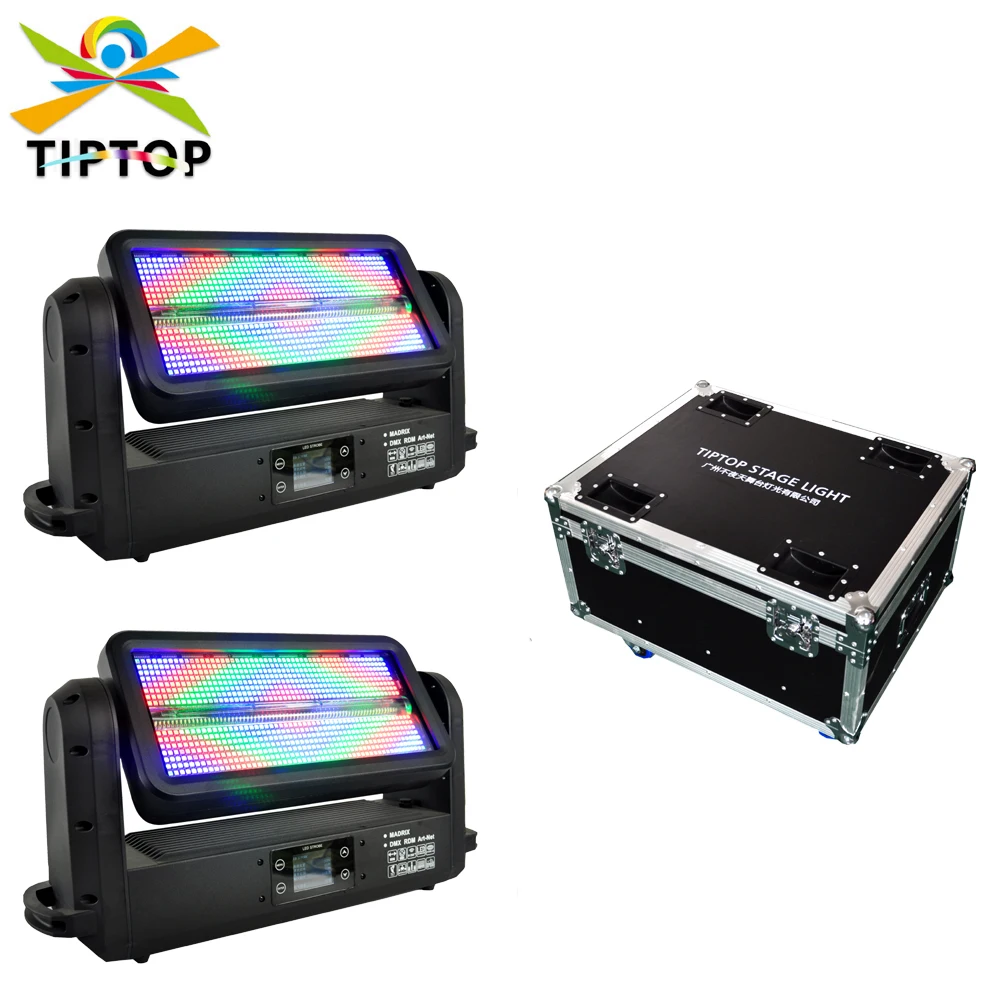 

2IN1 Flightcase Pack Martin 3000W Matrix Moving Head Strobe Light RGBW 4IN1 Waterproof Outdoor Pixel Control