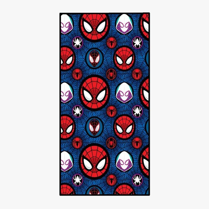 Kids Bath Towel for Boys Disney Marvel Cartoon Spiderman Iron Man Bath Towel Child Quick Dry Beach Towel Microfiber 150*75cm