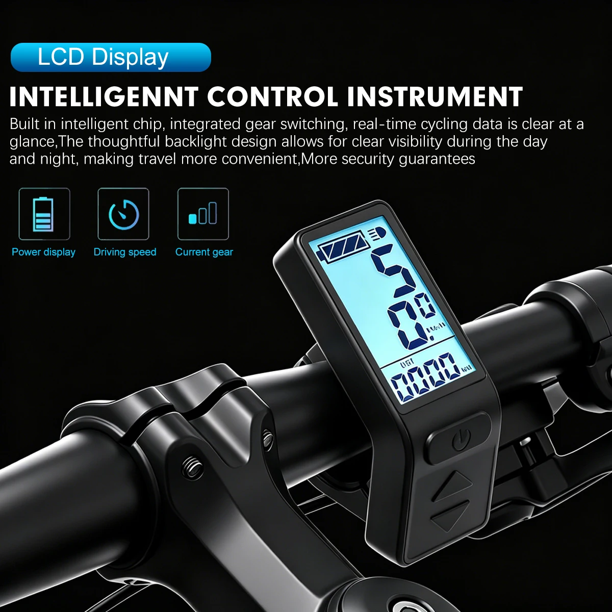 Ebike Sine Wave KT Controller 36V48V 16A 26A 30A35A Brushless 500W1000W1500W With TF04 Display For Electric Bike E-Scooter Parts