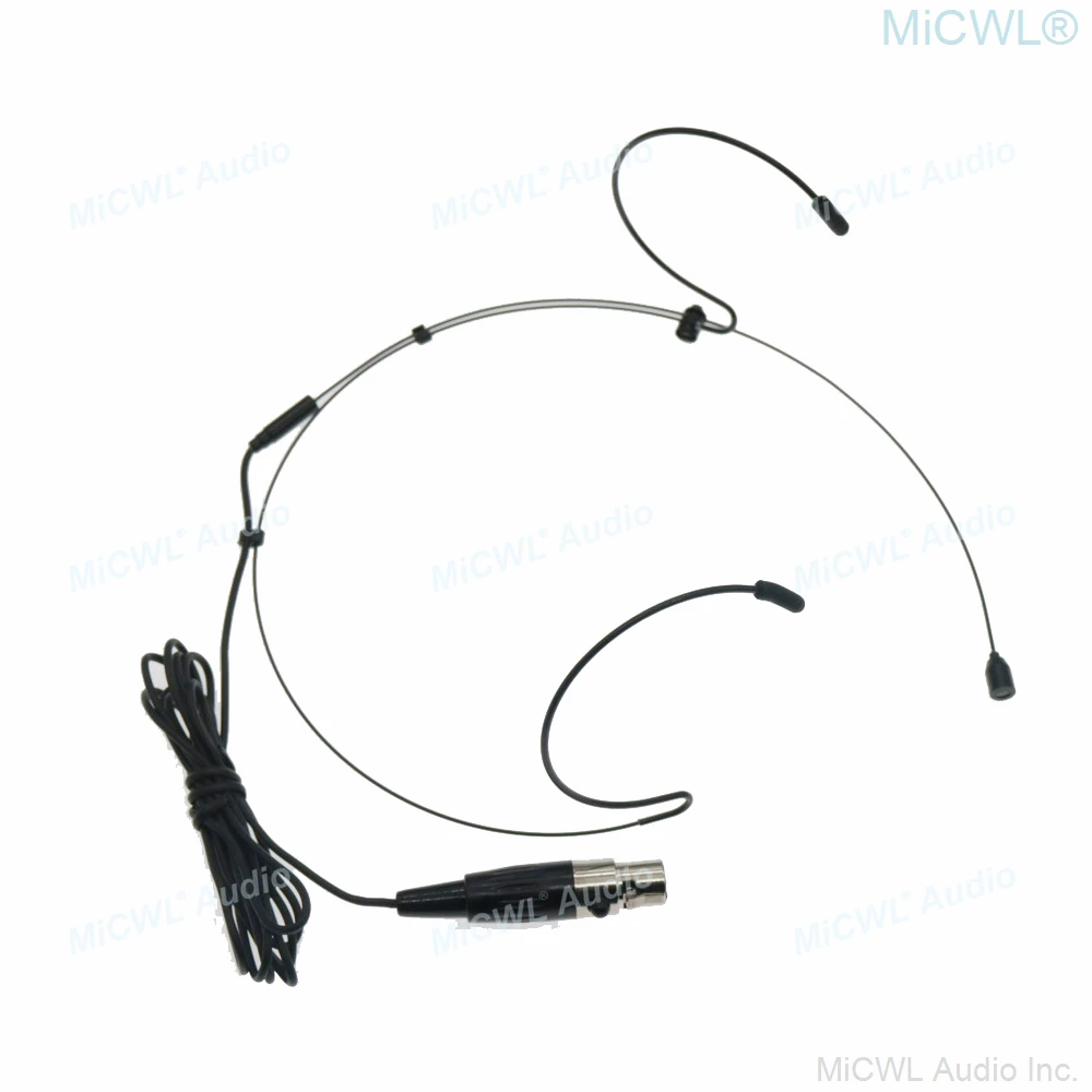 ميكروفون صغير 4Pin XLR TA4F TQG للوجه لـ Shure SLX ULX QLX BLX UTX PGX سماعات رأس لاسلكية نظام حزمة حزام Lavalier