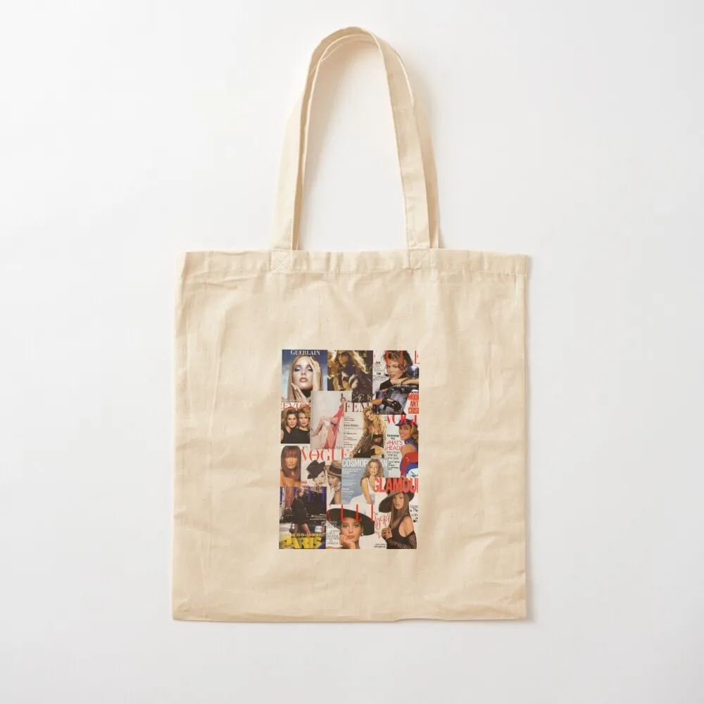 

90s Magazine Covers Collage Tote Bag