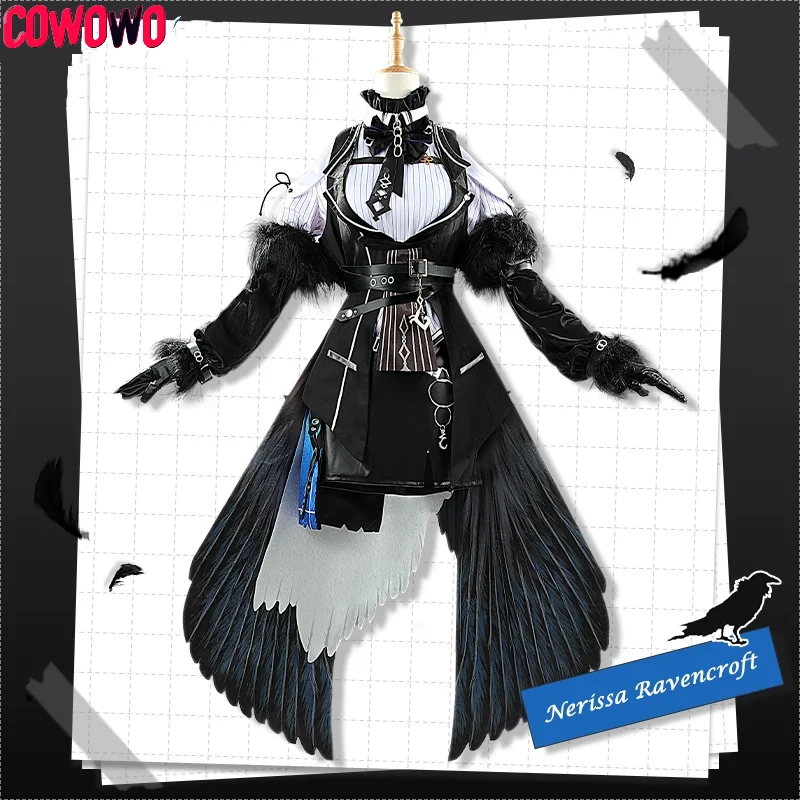 Virtual Youtuber Hololive Nerissa Ravencroft Dress Cosplay Costume Cos Game Anime Party Uniform Hallowen Play Role Clothes