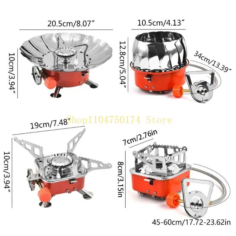 Lightweight Gas Stove Portable Camping Stove Windproof Stove Cooker top sale