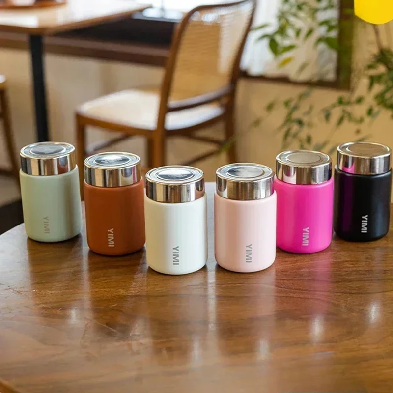 Mini 230ml Stainless Steel 316 Thermos Mug Fashion Portable Pocket Vacuum Flask Coffee Tea Thermal Water Bottle Tumbler