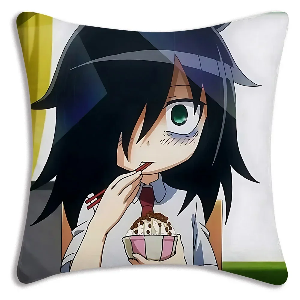 Kuroki Tomoko Pillow Covers Cartoon Sofa Decorative Home pillowcase Printing  Cute Cushion Cover