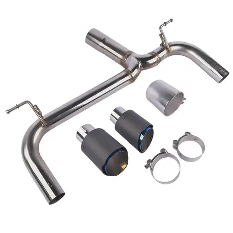 AP03 Axle Back Exhaust Muffler Kit Carbon Tip for 2012-2016 BMW 335i F30 435i F32 12 best sales f30 exhaust - №2