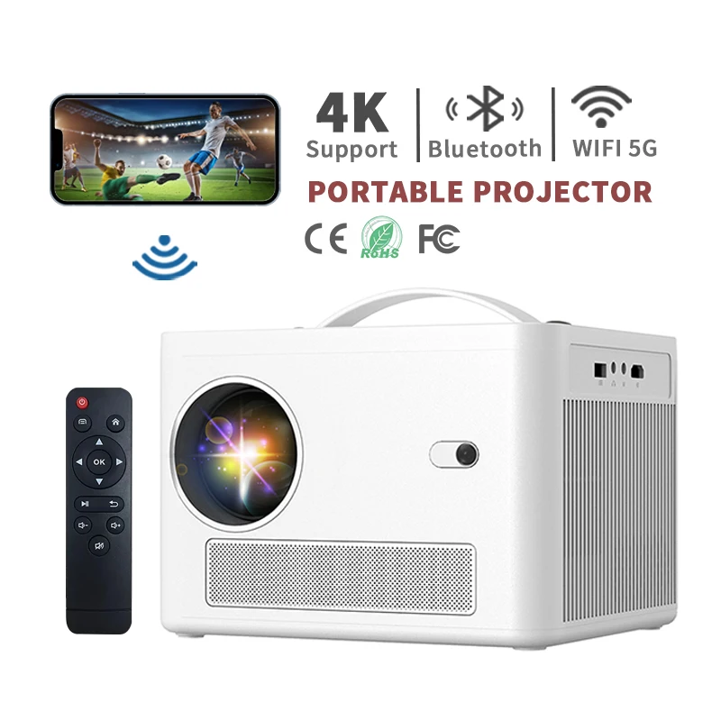 Smart Android HD 4K 1080P Projector Wifi Video 3D LED Projecteur Mini Mobile Phone Projetor LCD Proyectores Portatil Projectors