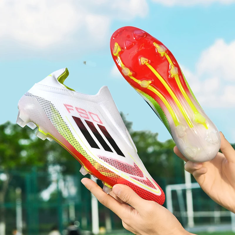 

Men Soccer Shoes Original Professional Turf Football Field Boot Booties Grass Training Resistant Comfortable Sneaker Ultralight