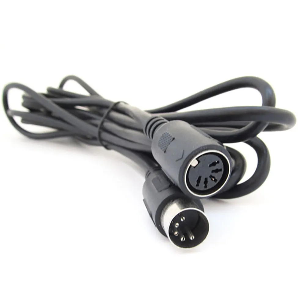 Coiled Instrument Cable for Piano, Keyboard, Guitar Pedal, MIDI Audio Equipment Extension