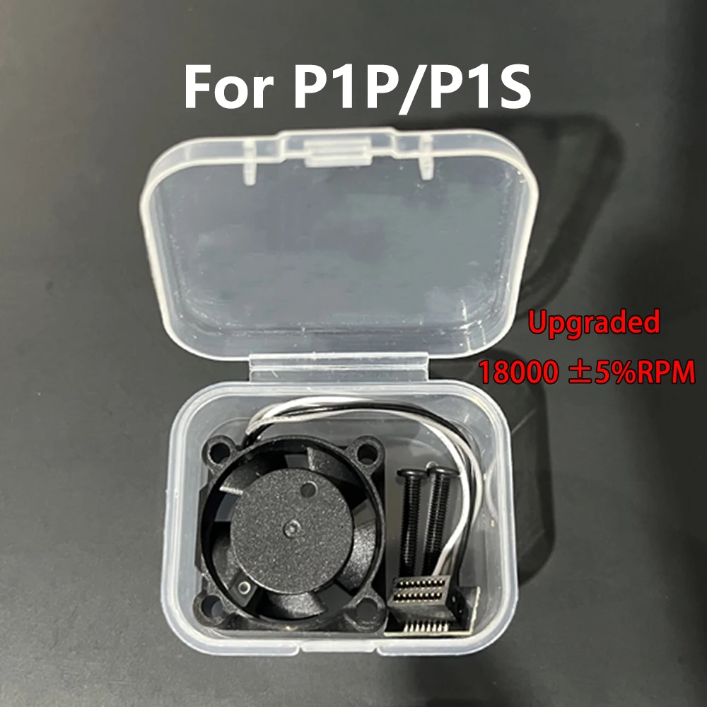 Hotend-Kühlventilator 2er-Pack Für Bambu Lab P1P/P1S – 15000 RPM, Leise, Inkl. Schrauben