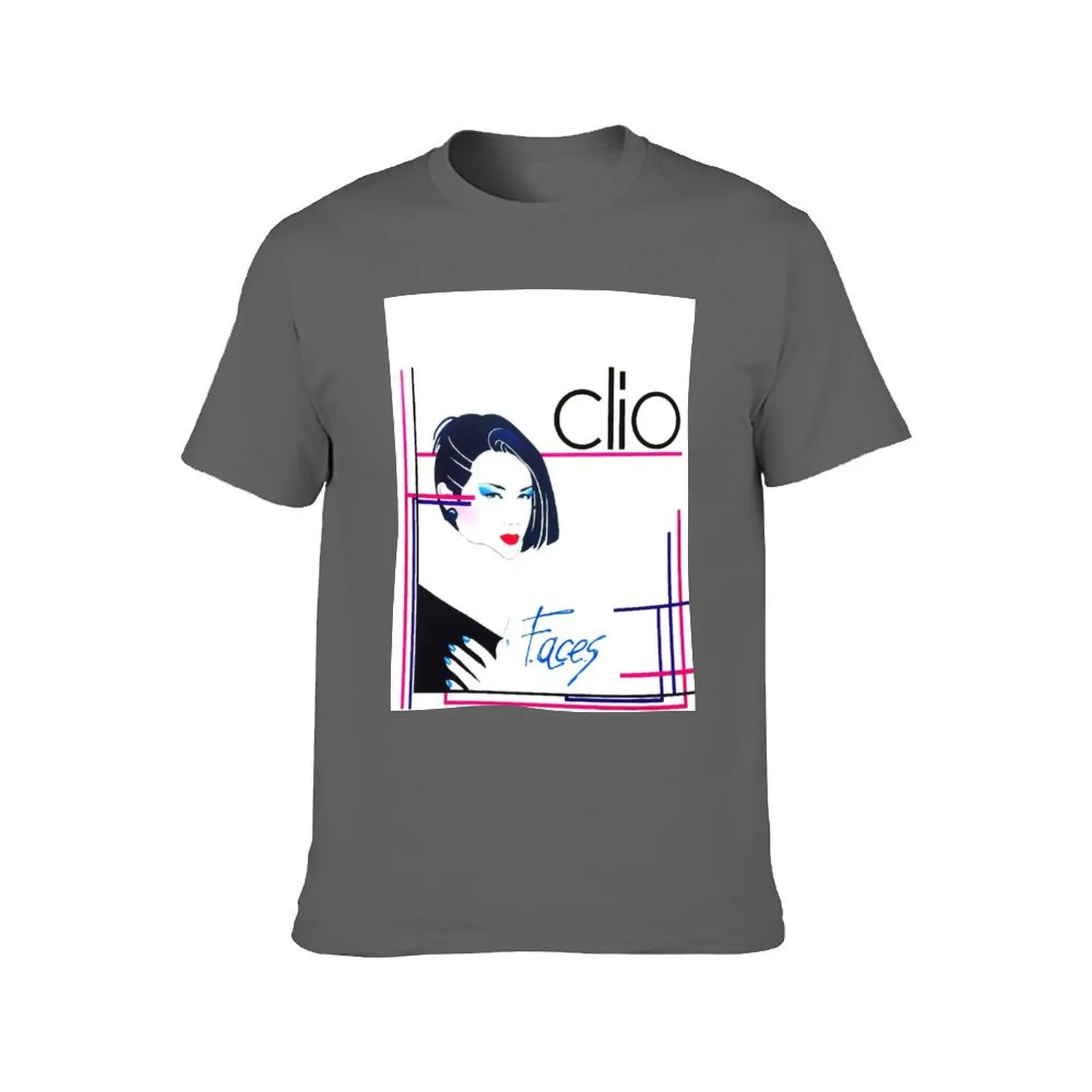 كليو - وجوه 80s italo ديسكو تحت الأرض تي شيرت رجل تي شيرت القطن القطن تي شيرت رجل تي شيرت مخصص تي شيرت مطبوع #2