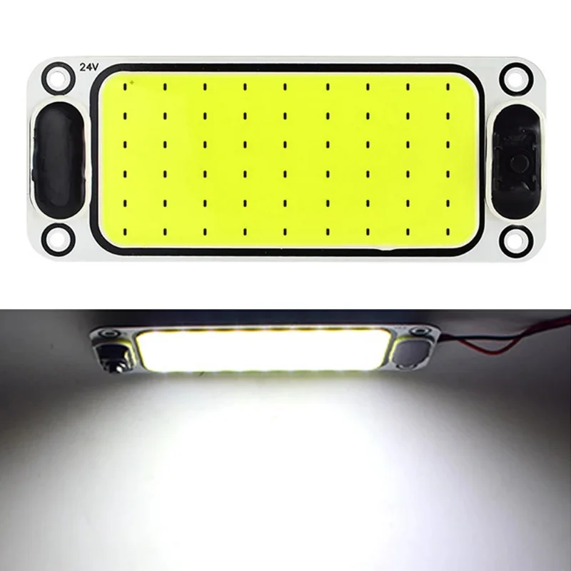 12-24v mobil truk Interior lampu baca 54 LED COB mobil Van tinggi truk kabin kubah Panel lampu pencahayaan Bar